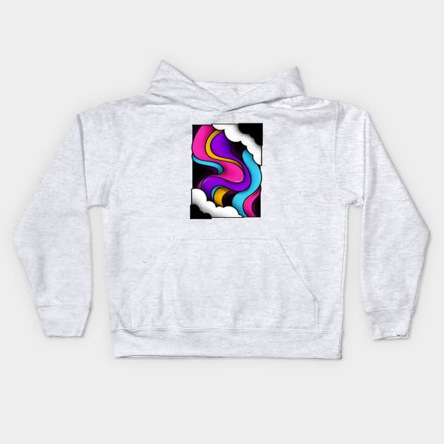 You're an Unique Rainbow Kids Hoodie by Gintron